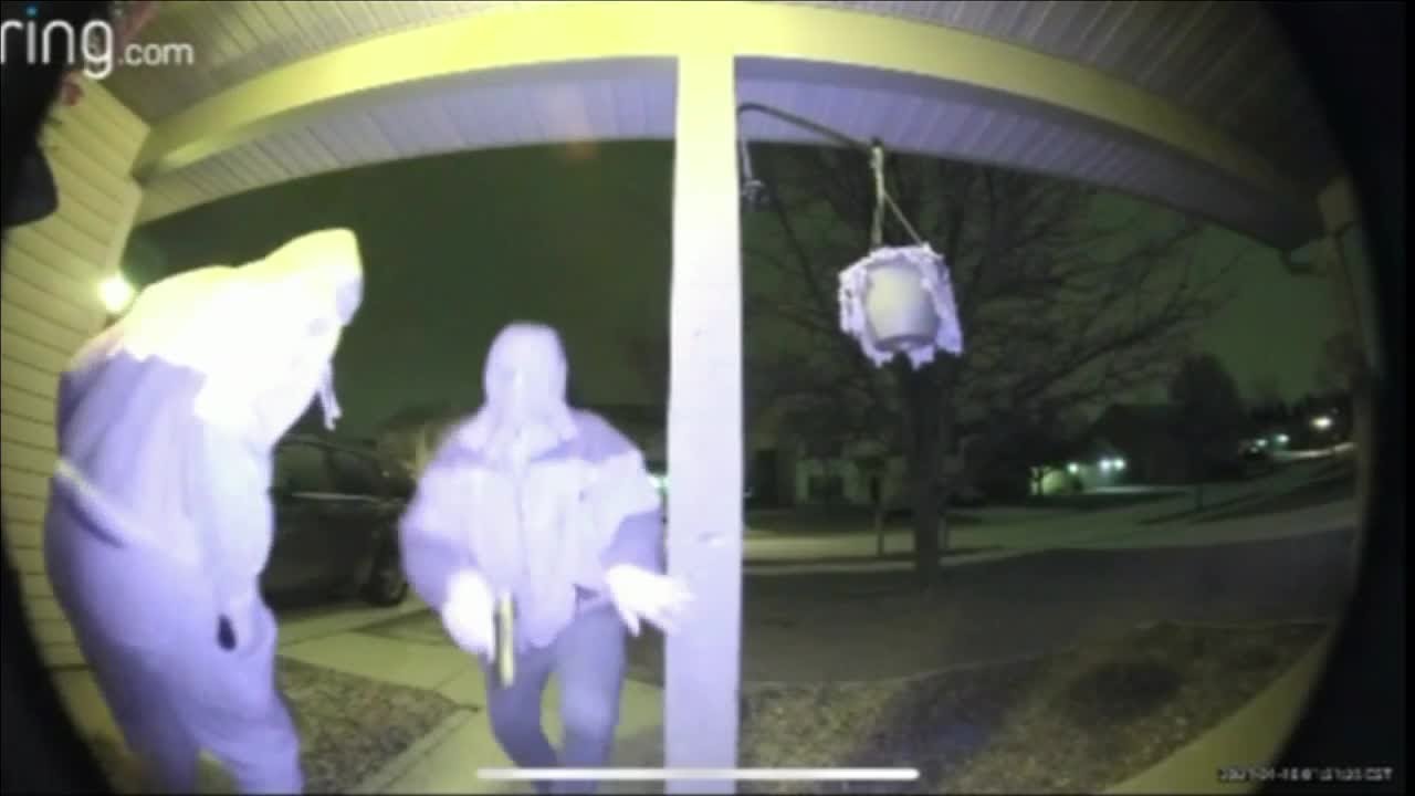 Doorbell camera catches armed would-be burglars; one shoots himself in leg