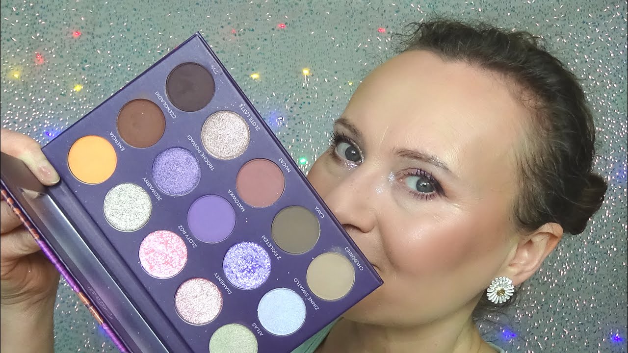 ❆GLAM - SHOP❆ kolekcja Z FIOLETEM❆ swatche KOLEKCJI❆ makijaż❆ #glamshop #polskiemarki #makeup