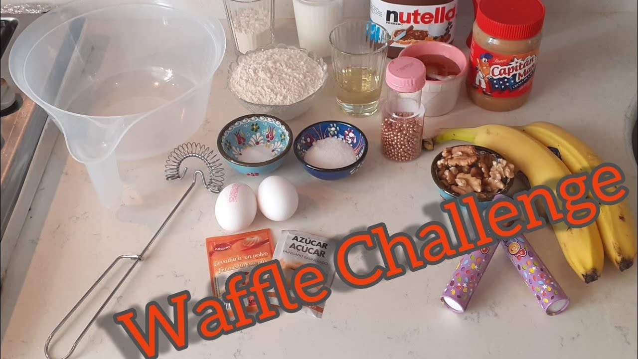 2 Farklı Waffle Yaptık | Waffle Challenge