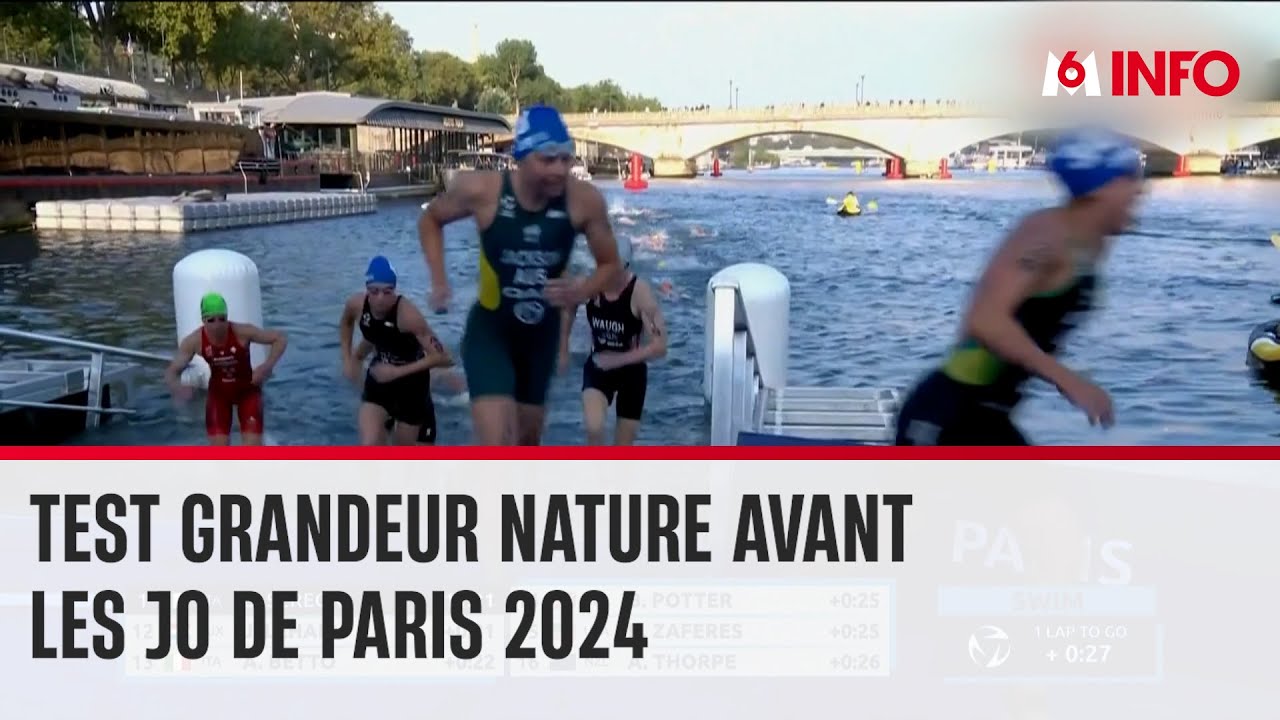 Triathlon Test Event : Paris se jette &agrave; l'eau avant les JO