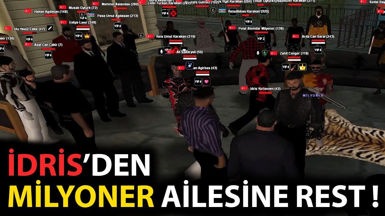 Janti Roleplay - İDRİS'DEN MİLYONER AİLESİNE REST !