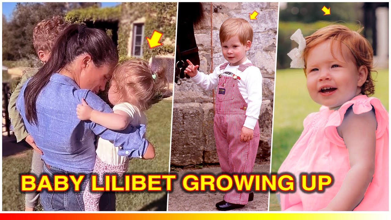 O.M.G! Little Lilibet Growing Up Fast Has Reddish Hair Very Like Prince Harry As Child