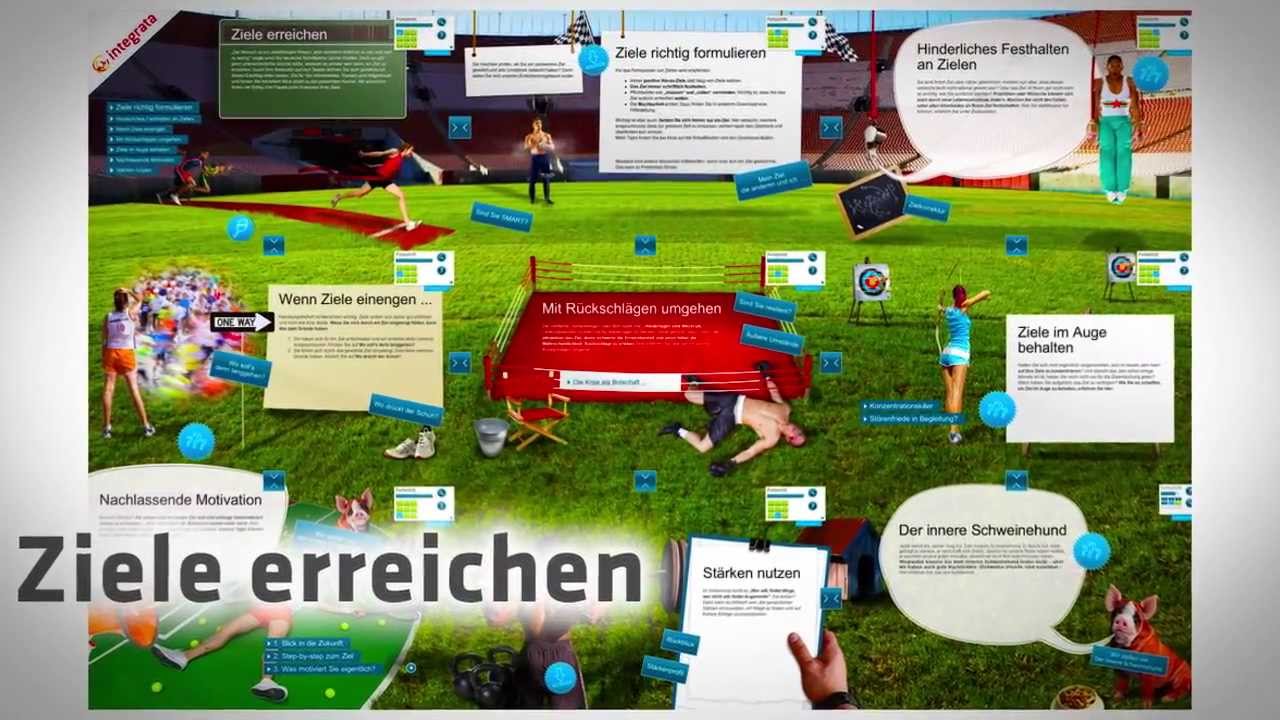 E-Learning Solutions Integrata AG: Beispiel f&uuml;r moderne Lernlandkarten