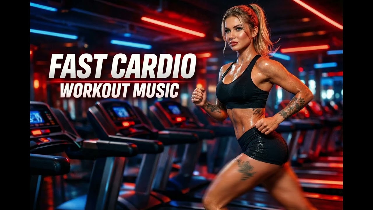 FAST CARDIO WORKOUT MUSIC 🔥 150 BPM 🏃‍♀️ Treadmill & Fat Burn Session | Driving House