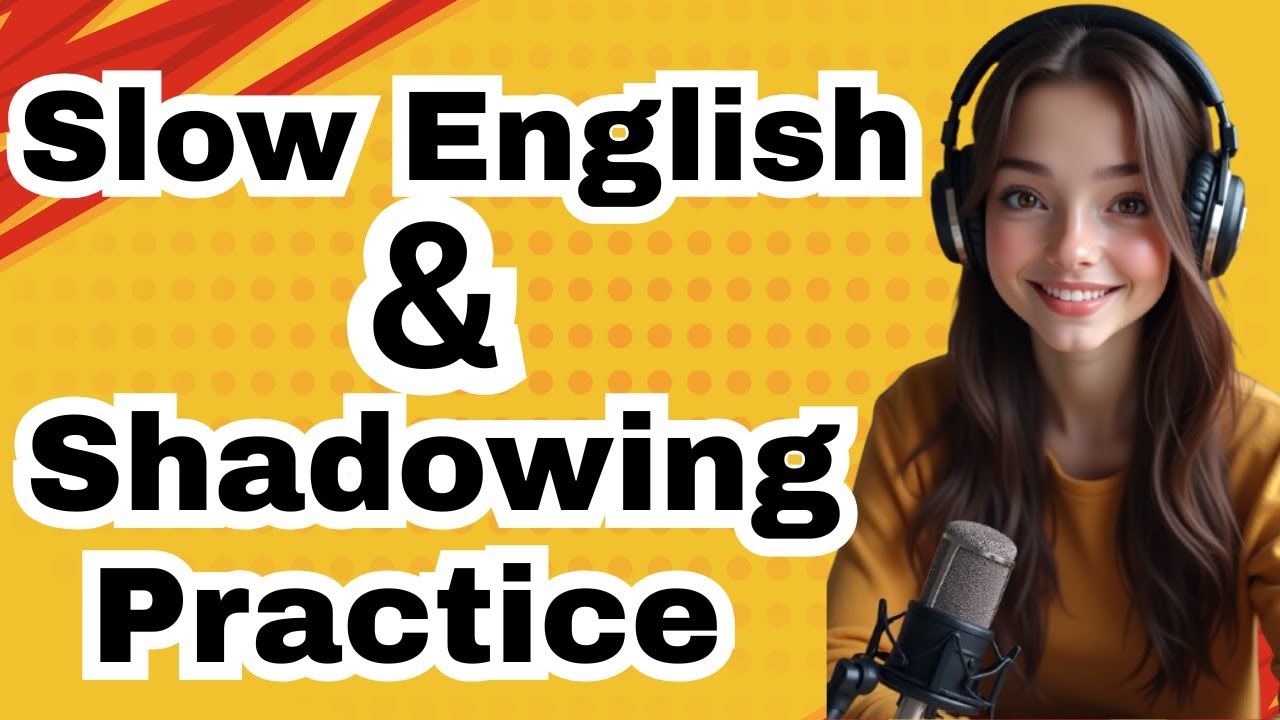 Shadowing Challenge for English Learners | English conversation practice