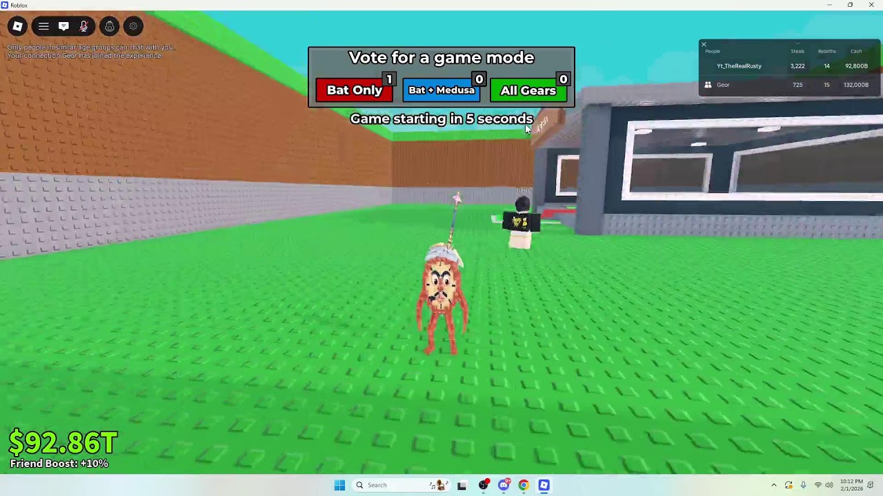 Trading in sab my ps i take first 1k+ vouches i dont scam LF ginger gerats or rare stuff
