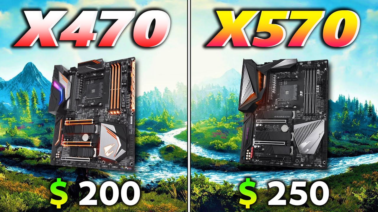 AMD X470 vs AMD X570 Motherboard | Is There Any Difference in PC Gameplay ????