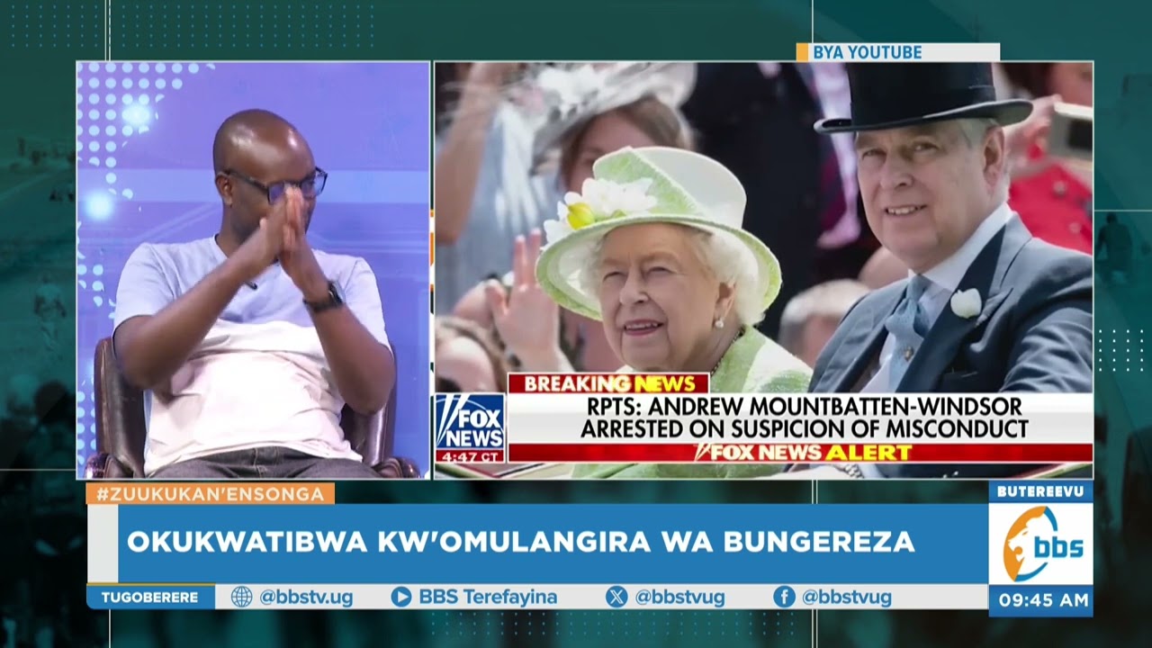 King Charles anaabidde muganda we mu maaso, yakwatiddwa ku misango emikakali.#ZuukukaNensonga