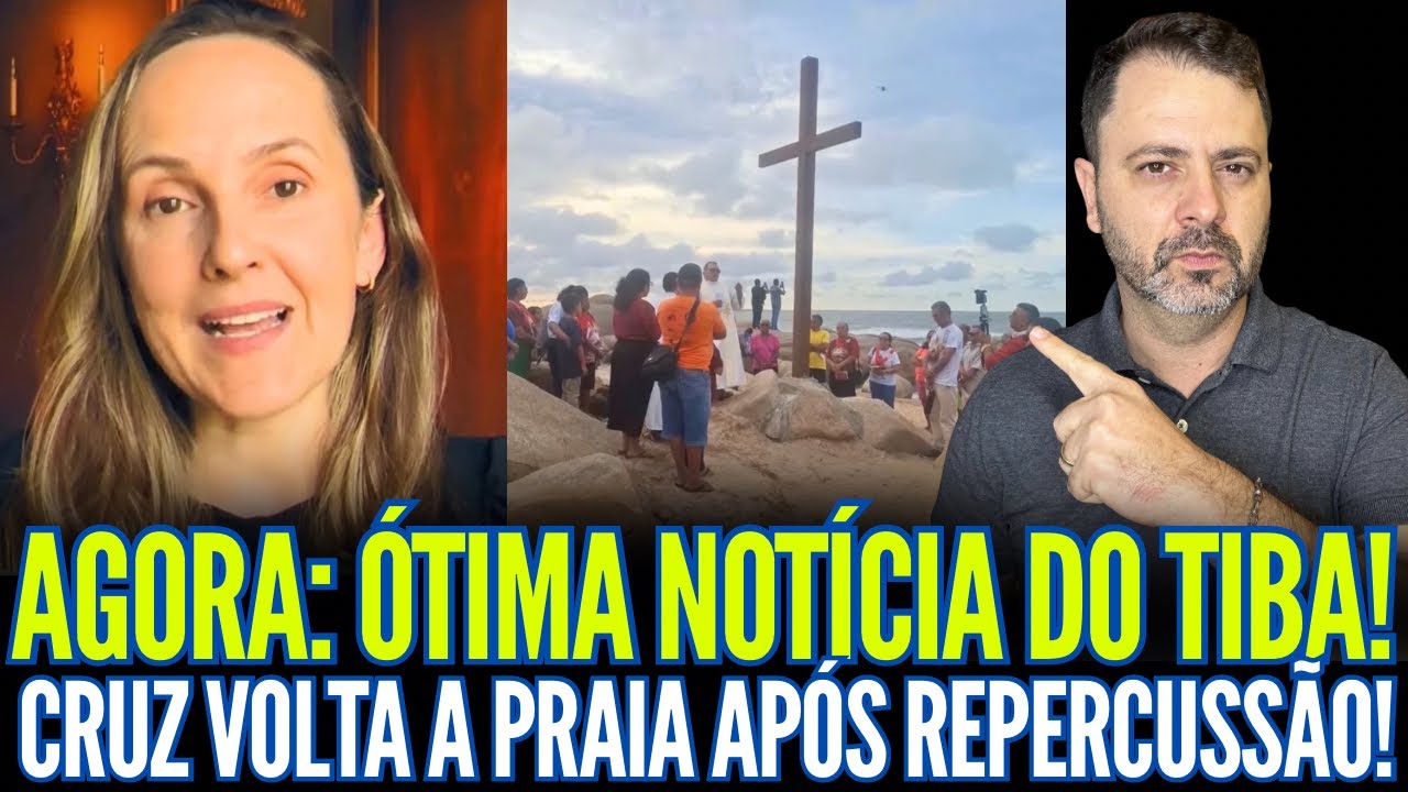 AGORA: ÓTIMA NOTÍCIA DO TIBA!! DEPOIS DE REPERCUSSÃO PREFEITURA RECOLOCOU A CRUZ!
