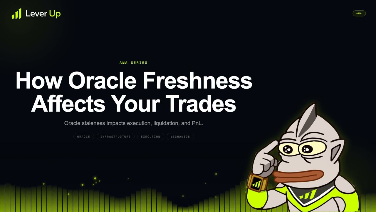 How Oracle Freshness Affects Your Trades &mdash; The Hidden Execution Cost | LeverUp Podcast