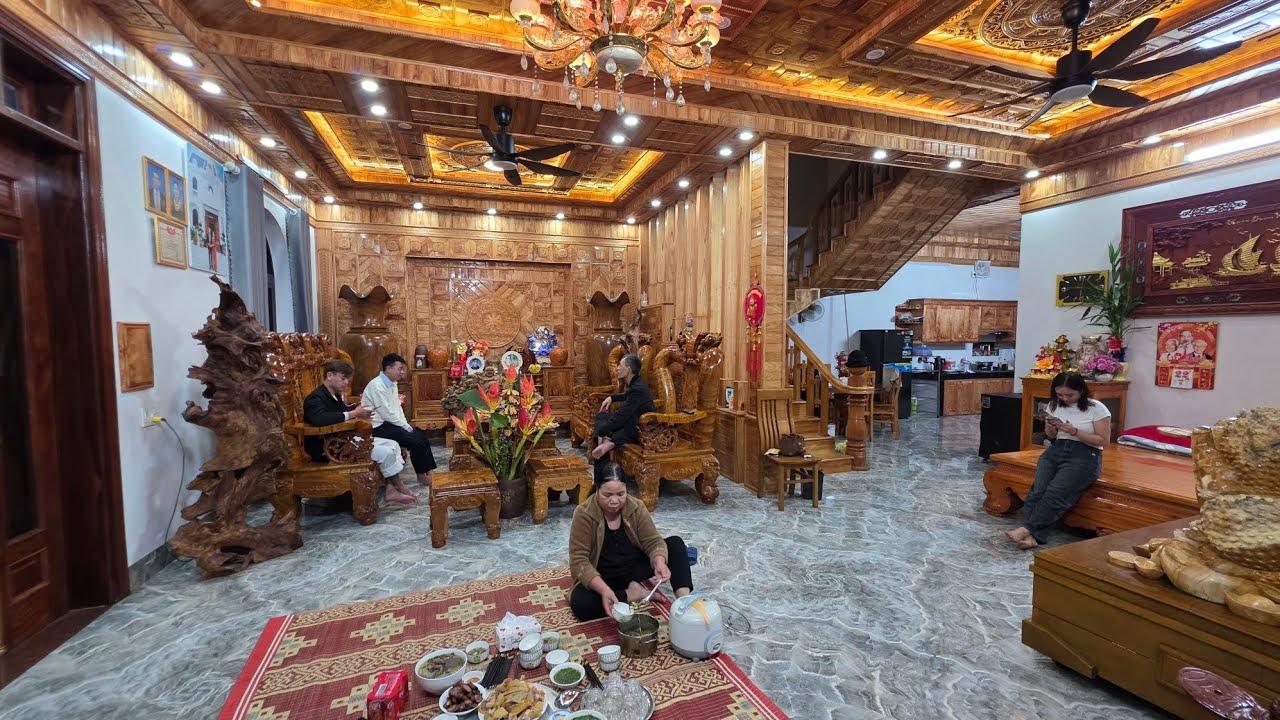 Mùng 6 Tết mở đại tiệc đón em Hoàng Hiền Thái Nguyên về Tuyên Quang. Nguyễn Tất Thắng