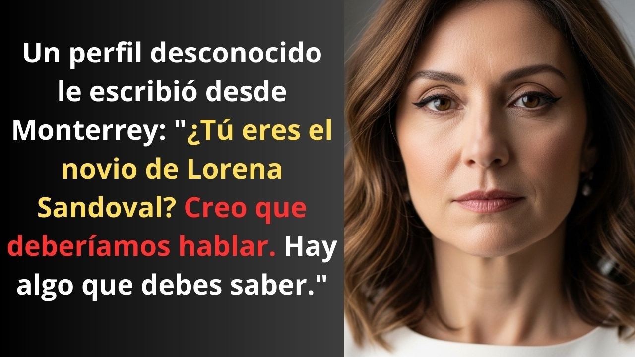 Una desconocida le escribió: 
