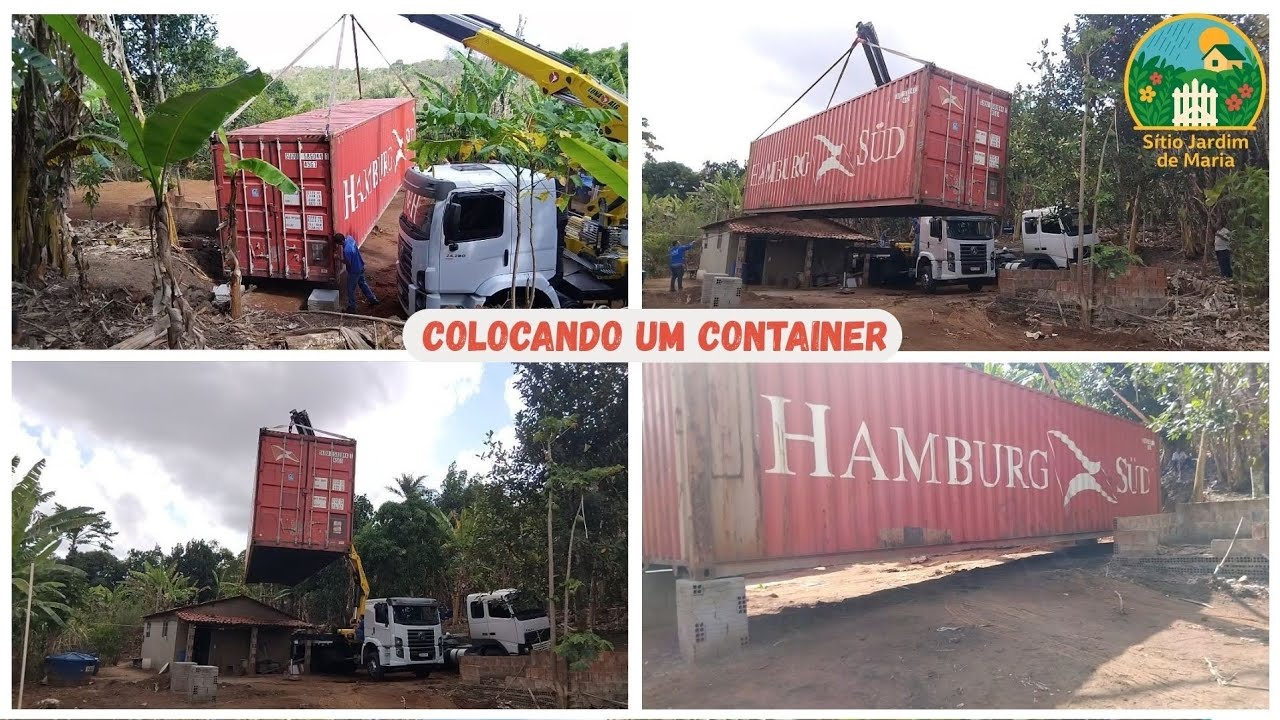 DEU TRABALHO COLOCAR ESSE CONTAINER AQUI NO VIZINHO 