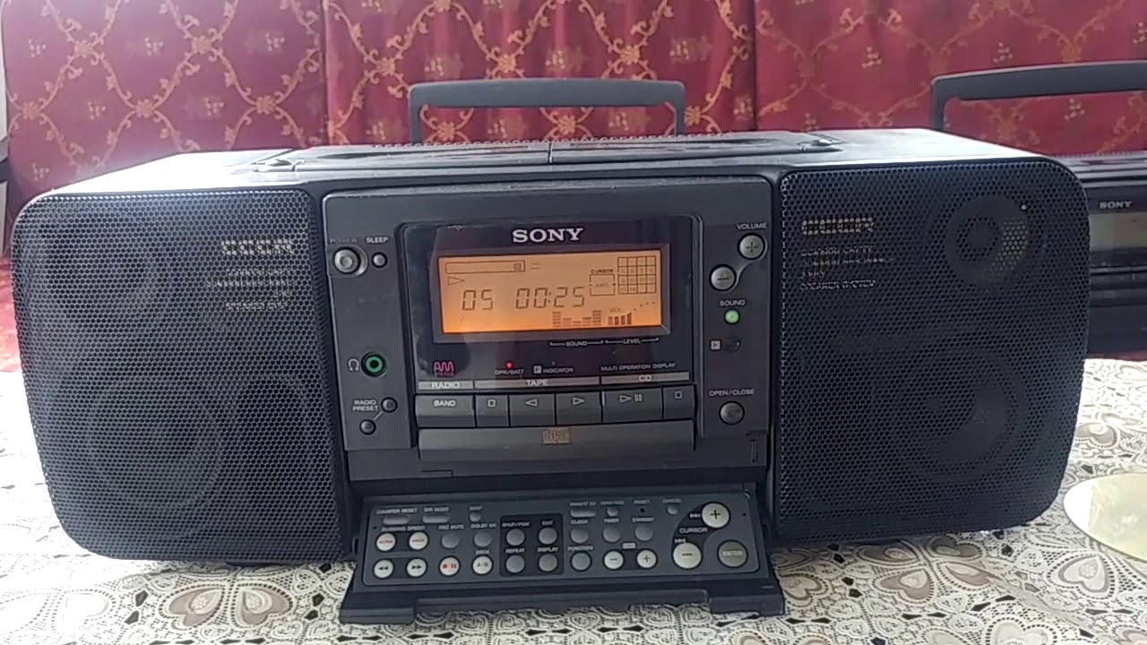 Test boombox Sony Zs-6