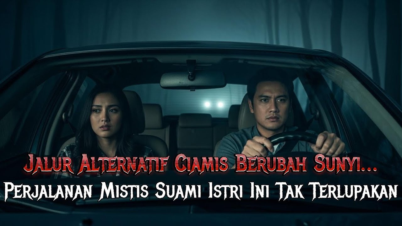 Jalur Alternatif Ciamis Berubah Sunyi… Perjalanan Mistis Suami Istri Ini Tak Terlupakan
