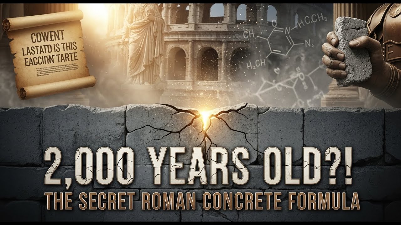 How Romans Made Concrete That Lasted 2,000 Years