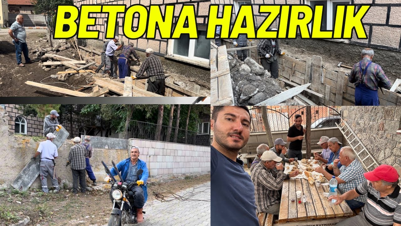İMECE USULÜ- KÖYLÜLERİMİZLE BİRLİKTE CAMİMİZİN PERDE DUVARI İÇİN KALIP HAZIRLIĞI ÇALIŞMASI -KÖY İŞİ