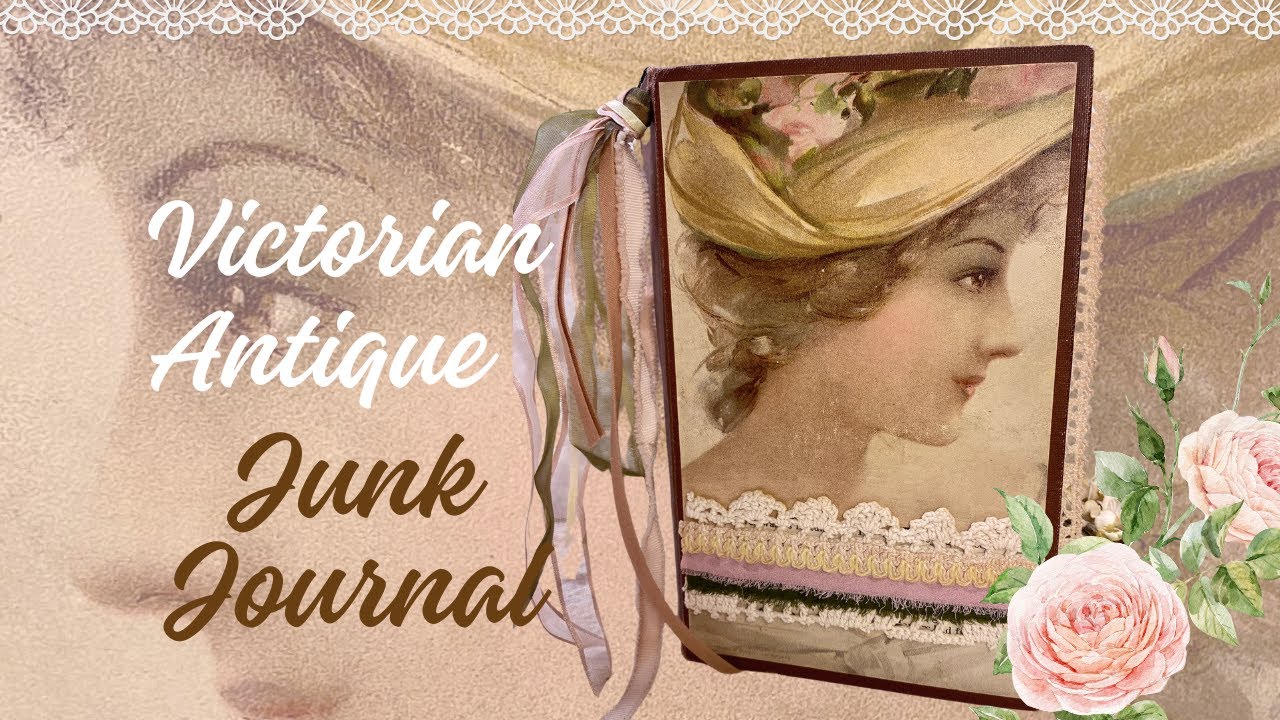 SOLD - Victorian Junk Journal Flip Through by Hyperstamper