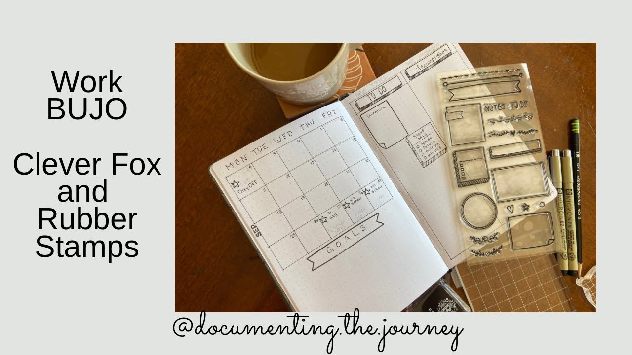 Minimal and Simple Work Bullet Journal Setup