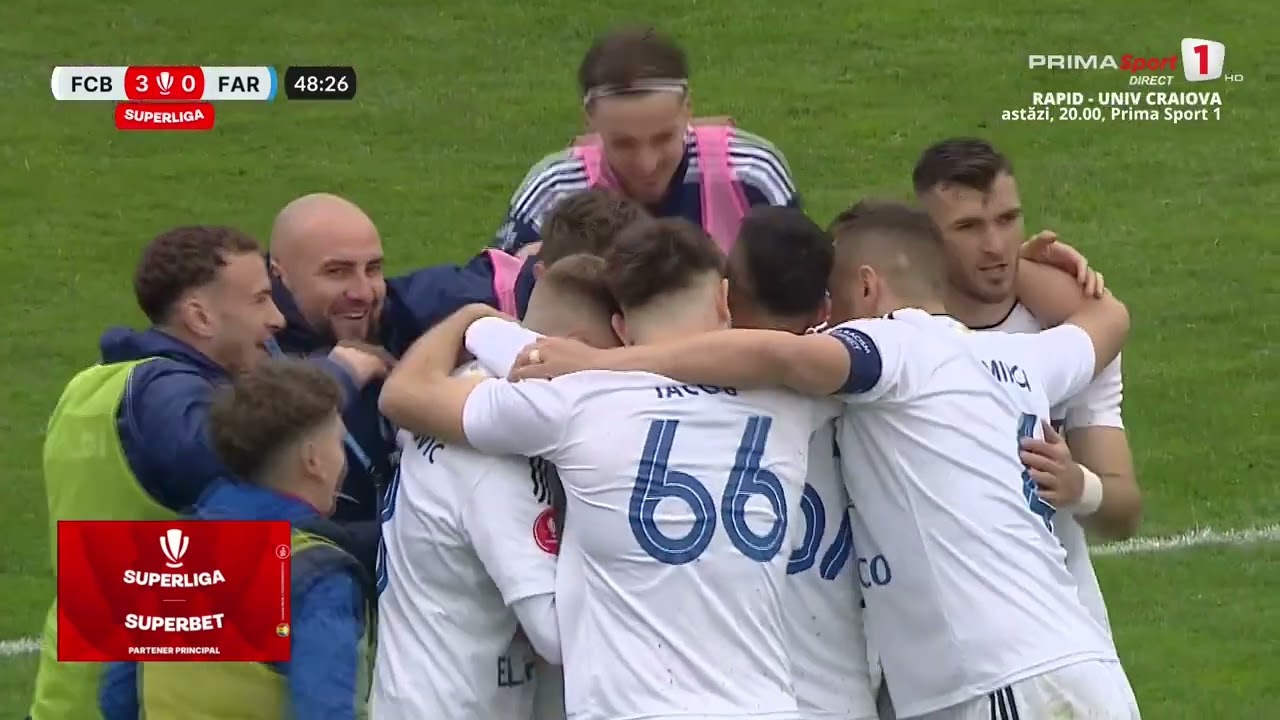REZUMAT: FC Botoşani - Farul 4-3. Nebunie de meci &icirc;n Moldova. Echipa lui Hagi, emoţii &icirc;n clasament