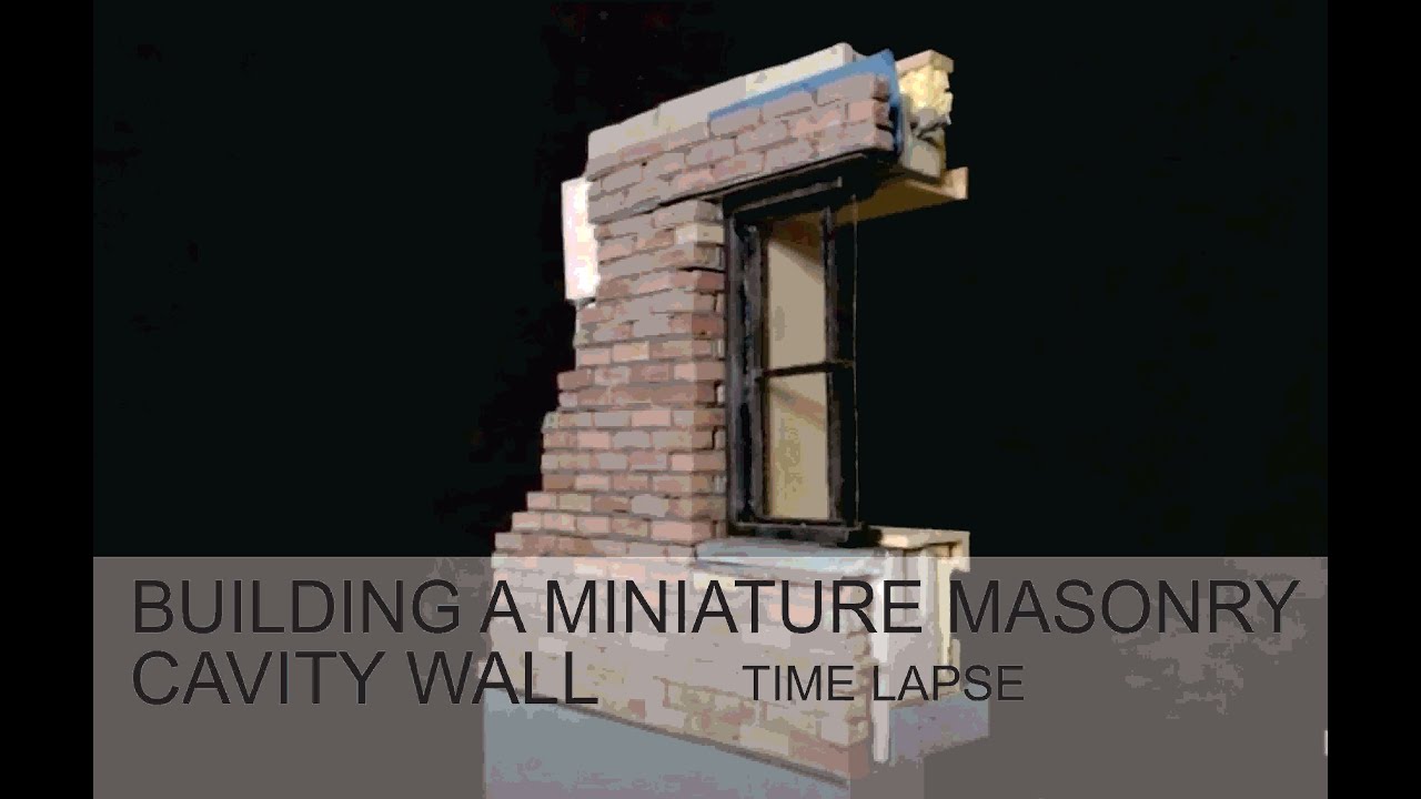 Miniature Masonry Cavity Wall