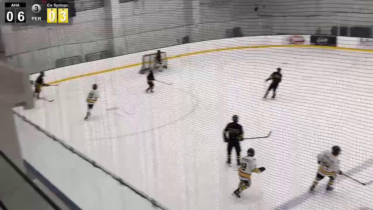 AHA Bantam B Gold vs Colorado Springs B Gold - RMHF Championship Semi Finals