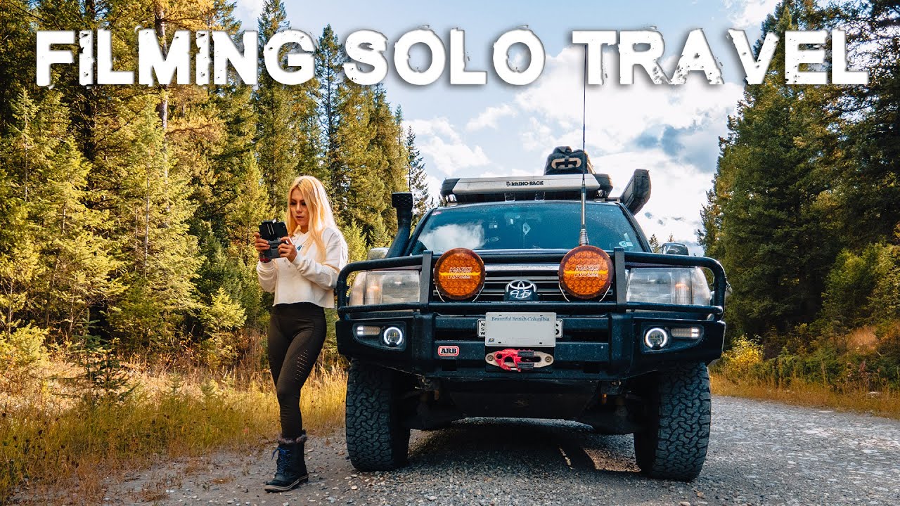 6 советов, как снять себя на видео | Женское одиночное путешествие по суше на Toyota Land Cruiser