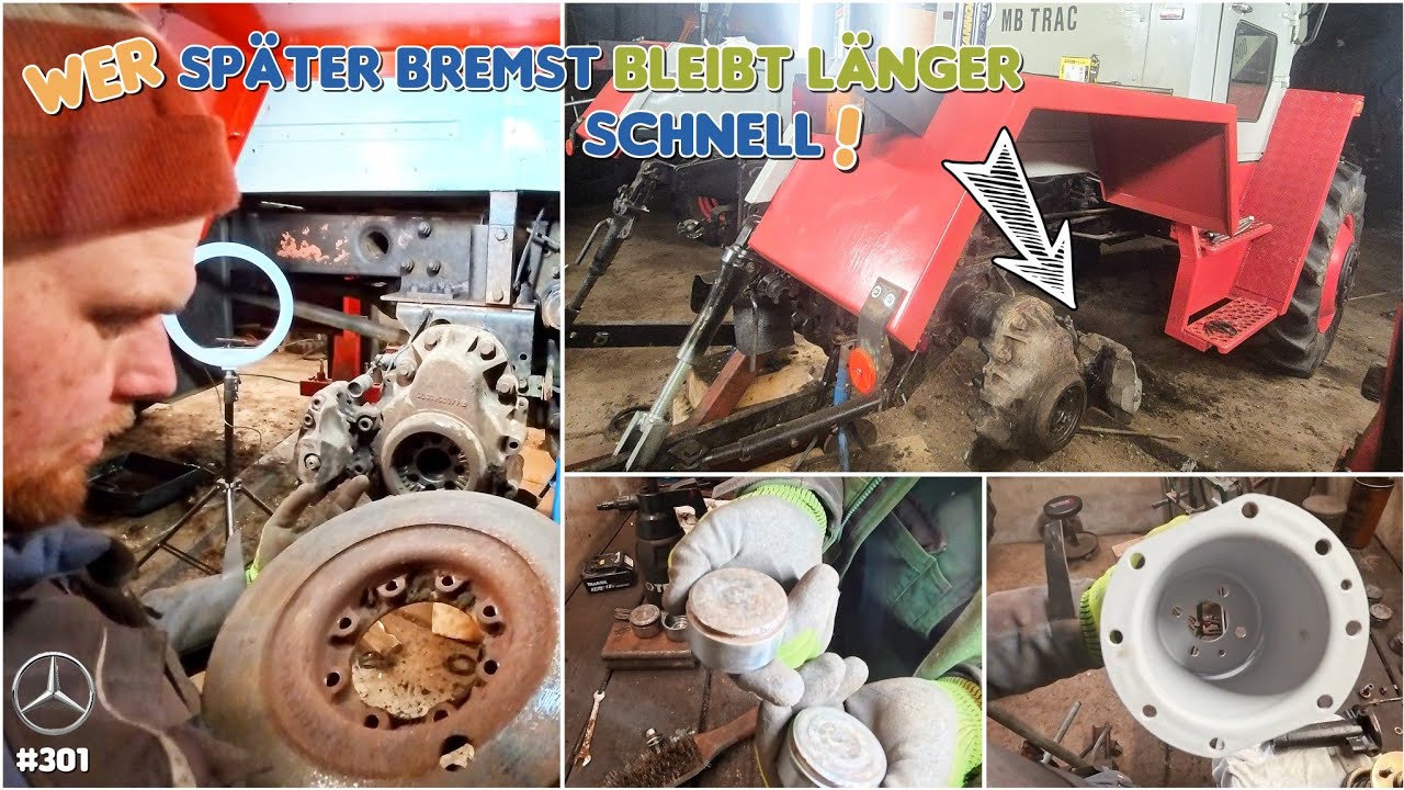 Wer BREMST - VERLIERT?? | MB Trac 800 SCHEIBENBREMSEN - Instandsetzung | oldtimer_junkie 