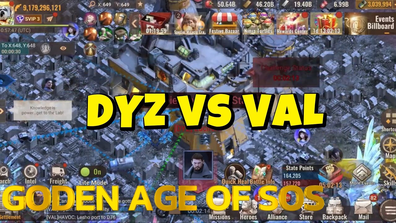 State of Survival : OLD DYZ vs VAL !  Round 1 of our Final battle