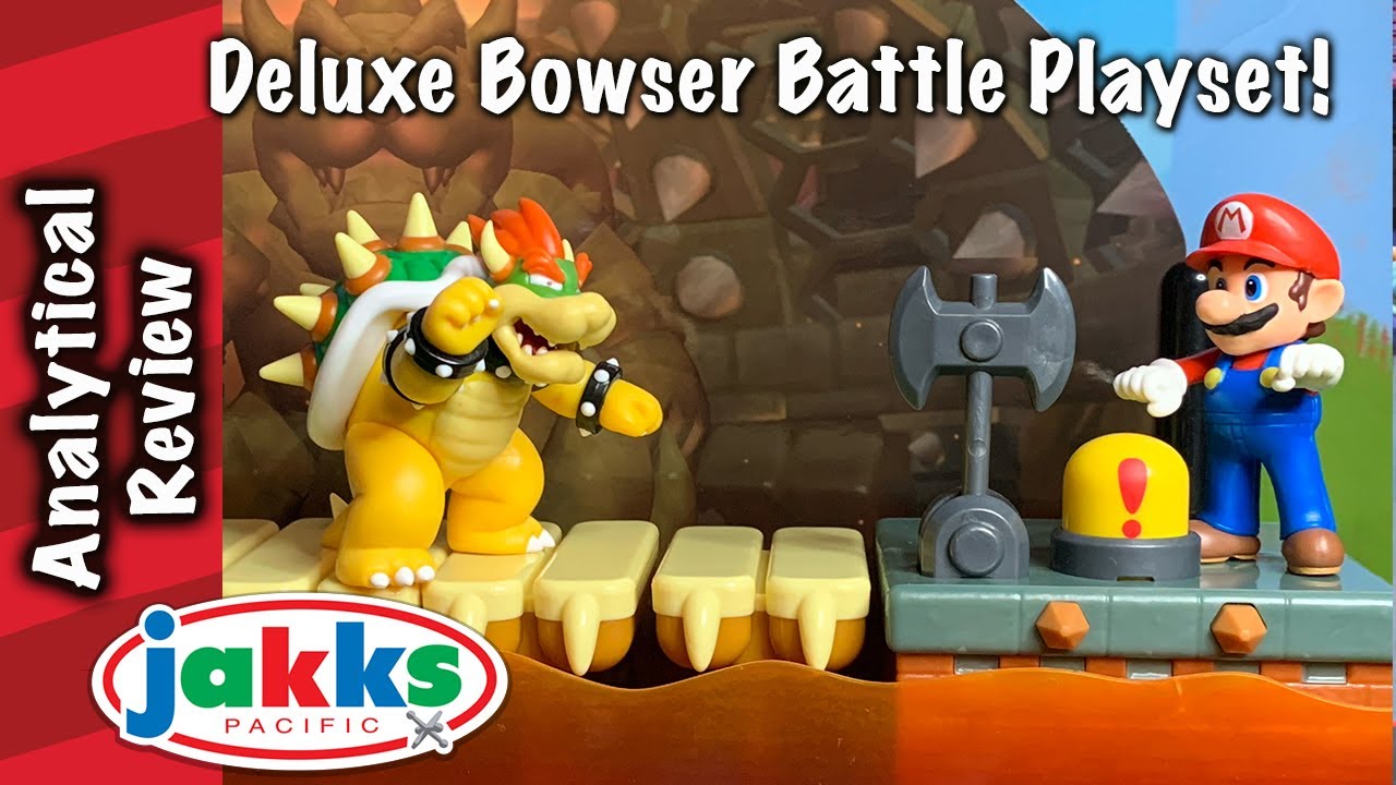 Обзор игрового набора Deluxe Bowser Battle