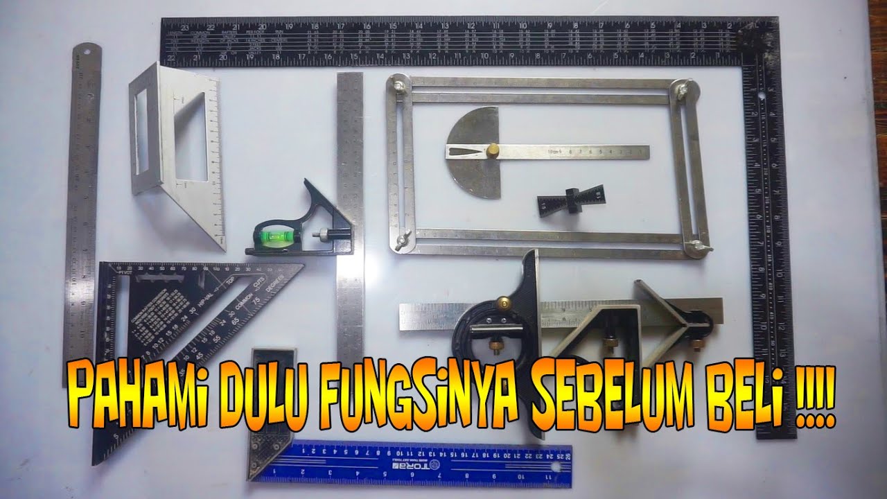 Berbagai JENIS ALAT UKUR TUKANG Yang Harus Kamu Tahu (Tutorial Tukang)
