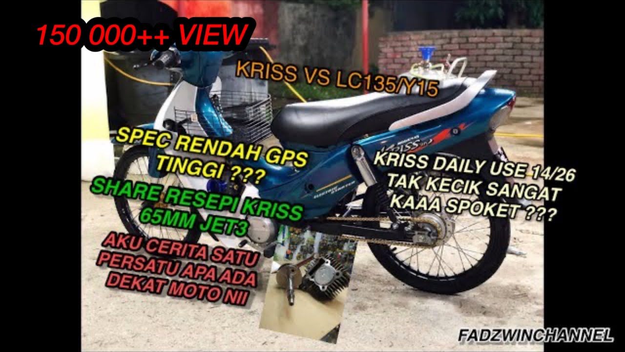 CC HANYA 110 TAPI NAFAS 185CC ??? APA SPEC DAN PART MOTO NI ADA JOM LAYAN SAMPAI HABIS