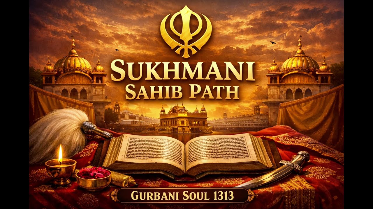 Sukhmani Sahib Path | ਸੁਖਮਨੀ ਸਾਹਿਬ ਪਾਠ | Full Gurbani Path | GURBANISOUL1313
