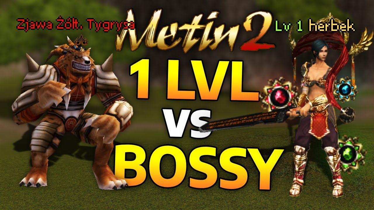 Metin2.pl - 1LVL Z ALCHEMIĄ - TEST BOSS&Oacute;W I METIN&Oacute;W