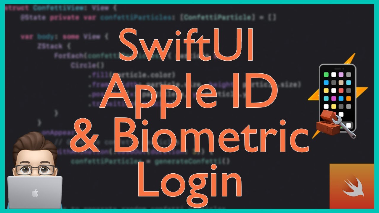Apple Sign-In & Biometric Authentication | SwiftUI | Xcode Tutorial