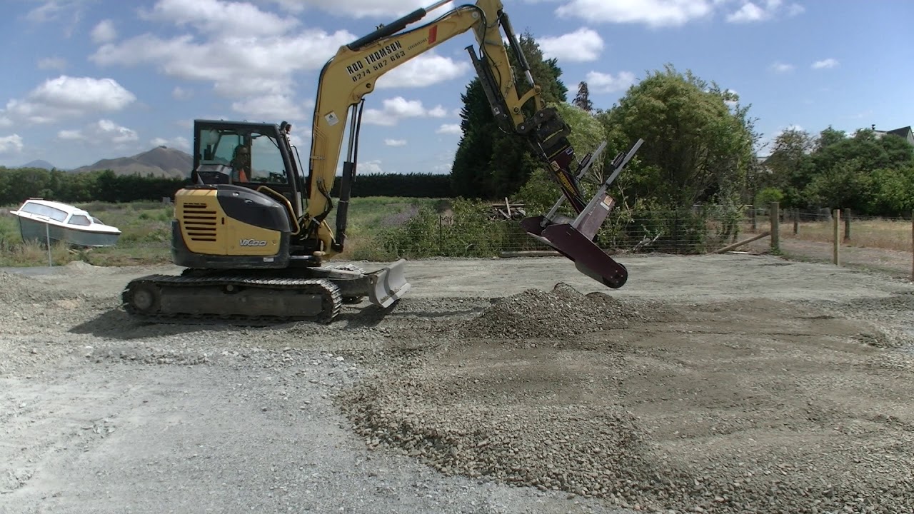 SharpGradeX fully automated excavator laser grader Yanmar Vio80