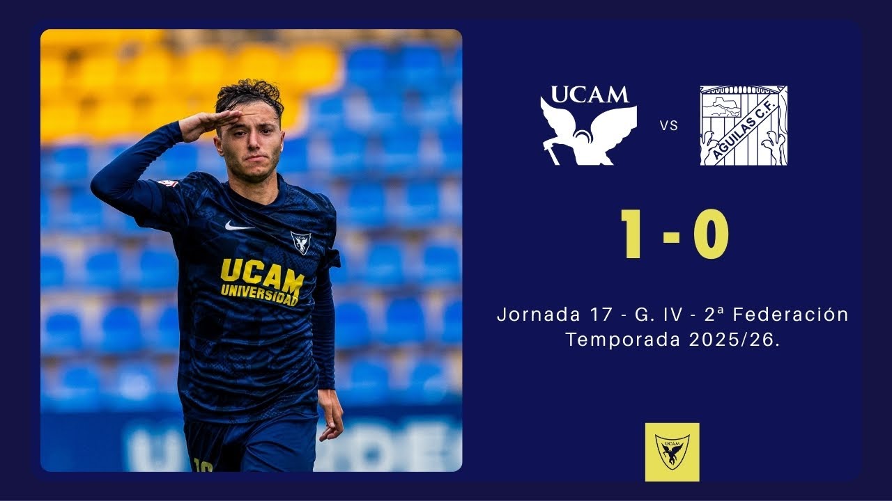 📺 Resumen: UCAM Murcia CF - Águilas FC (1-0)