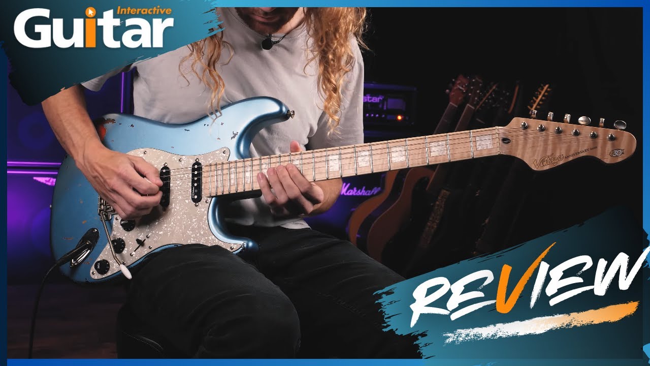 Vintage 30th Anniversary V6 Gun Hill Blue | Review | Guitar Interactive