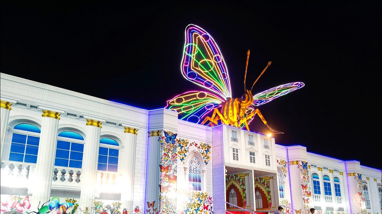Robotic Butterfly theme Exhibition in Rajahmundry ☺️🦋🎡🎠🗽