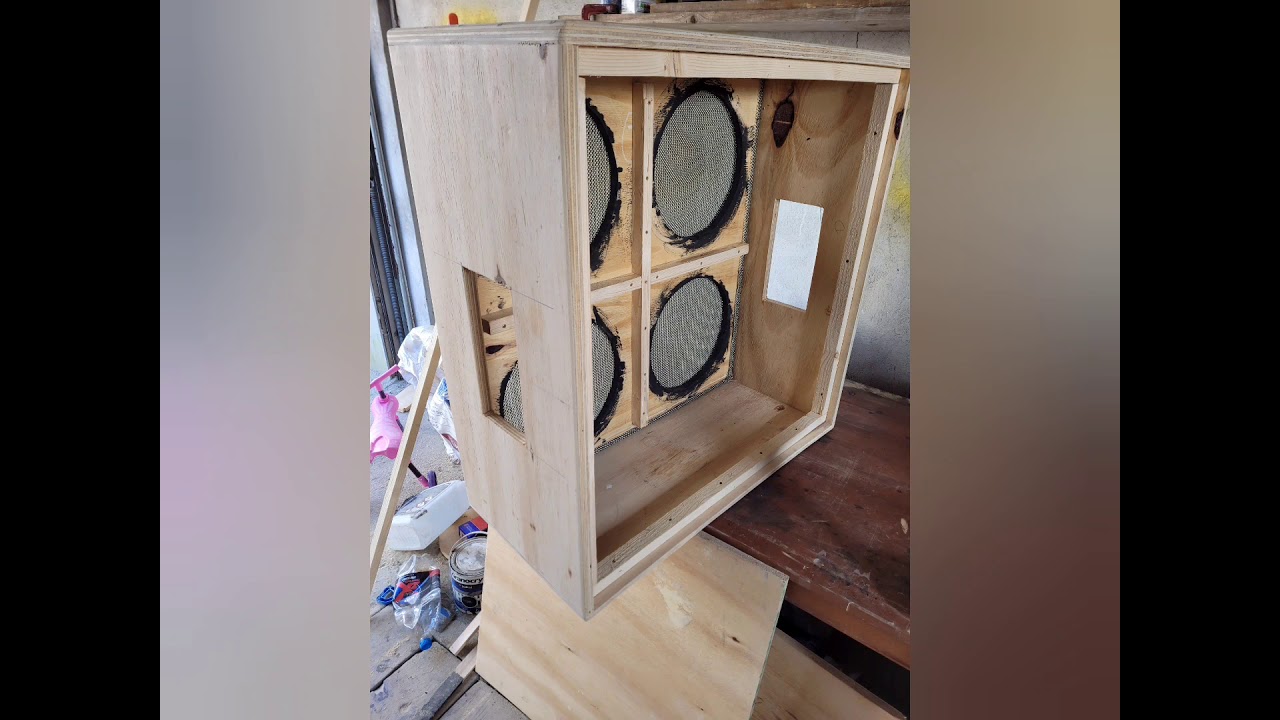4x12 guitar cabinet DIY build