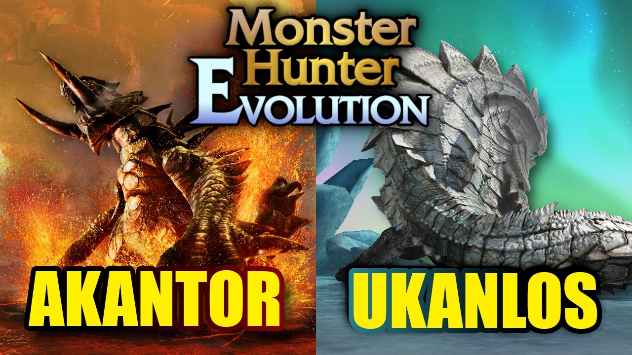 The Evolutions of Akantor and Ukanlos in Monster Hunter - Heavy Wings
