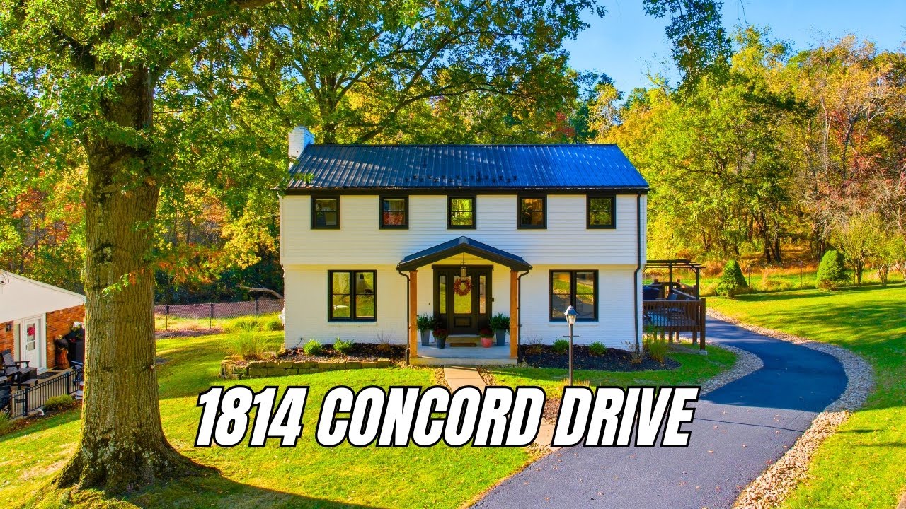 1814 Concord Dr, Эллисон Парк, Пенсильвания, 15101 | Отремонтированный дом с 4 спальнями и видом