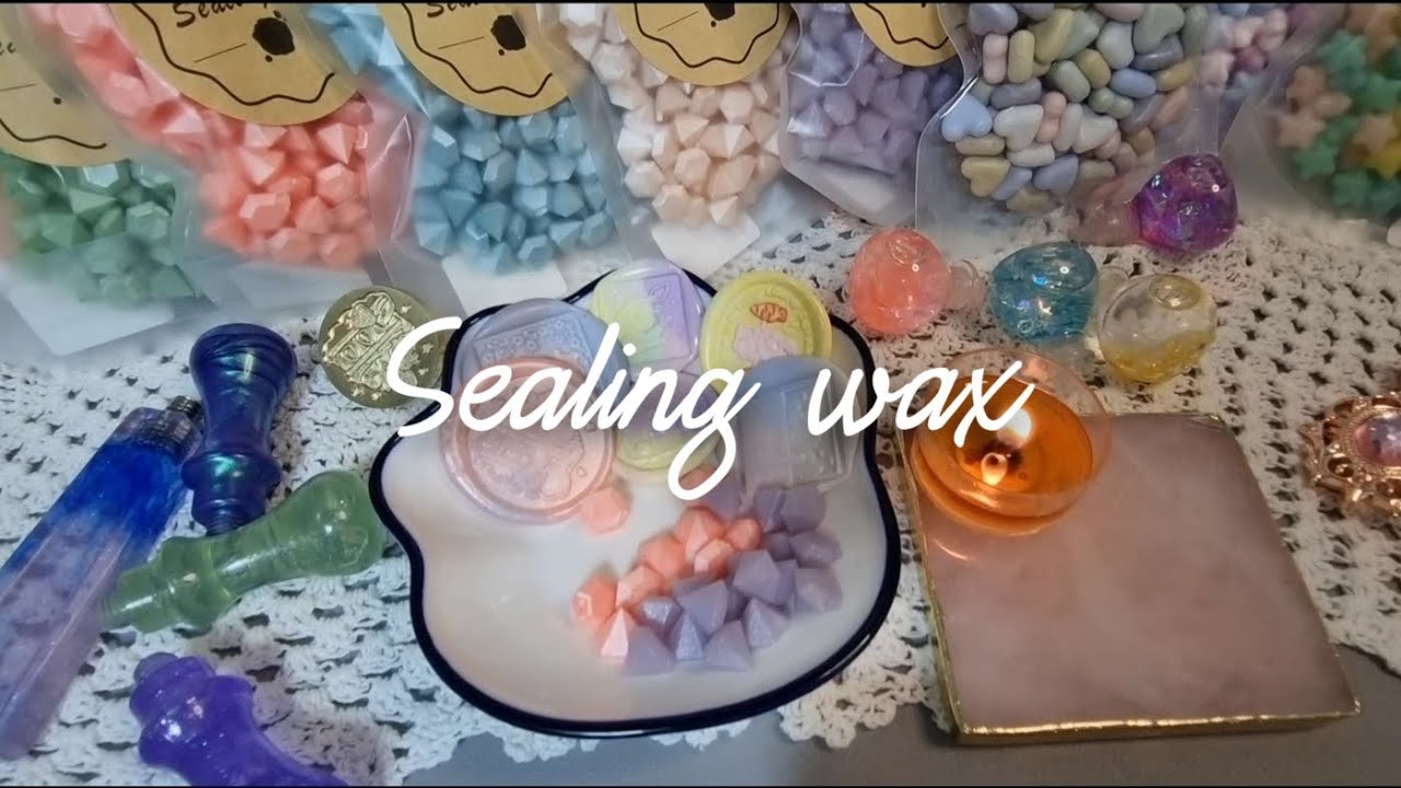 쉽겟 하울 / 토끼 실링왁스 / WAX SEALING #실링왁스 #waxseal #waxsealing #asmr #sealingwax