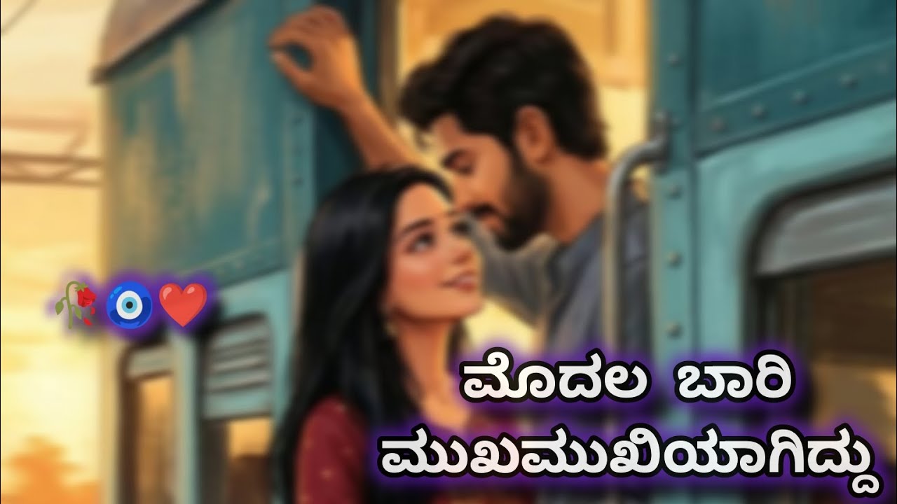 ರೈಲು ನಿಲ್ದಾಣದಲ್ಲಿ ಮಾತಿಲ್ಲದೆ ಶುರುವಾದ ಪ್ರೀತಿ......!!👀👻#support #subcribe 