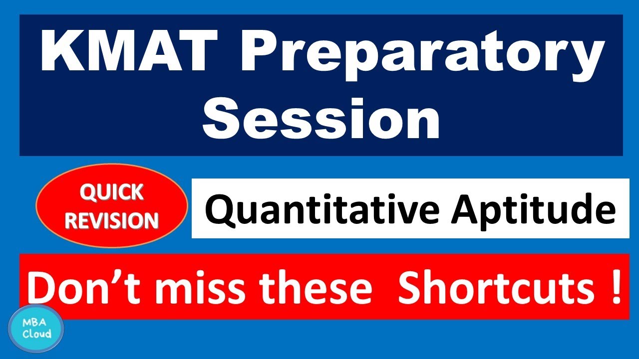 KMAT Kerala| Quantitative Aptitude | More shortcuts