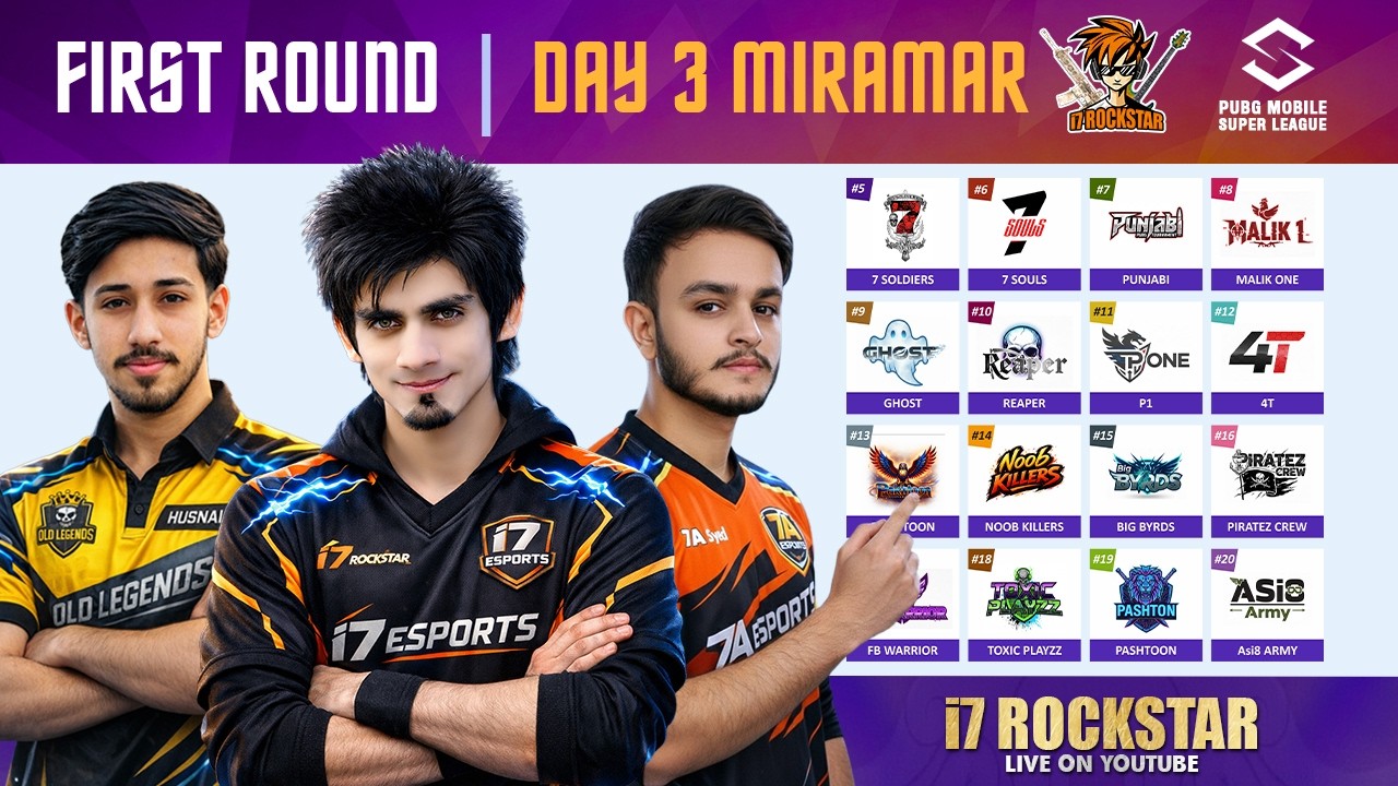 PMSL Day 3 MIRAMAR Squad | First Round Match 3