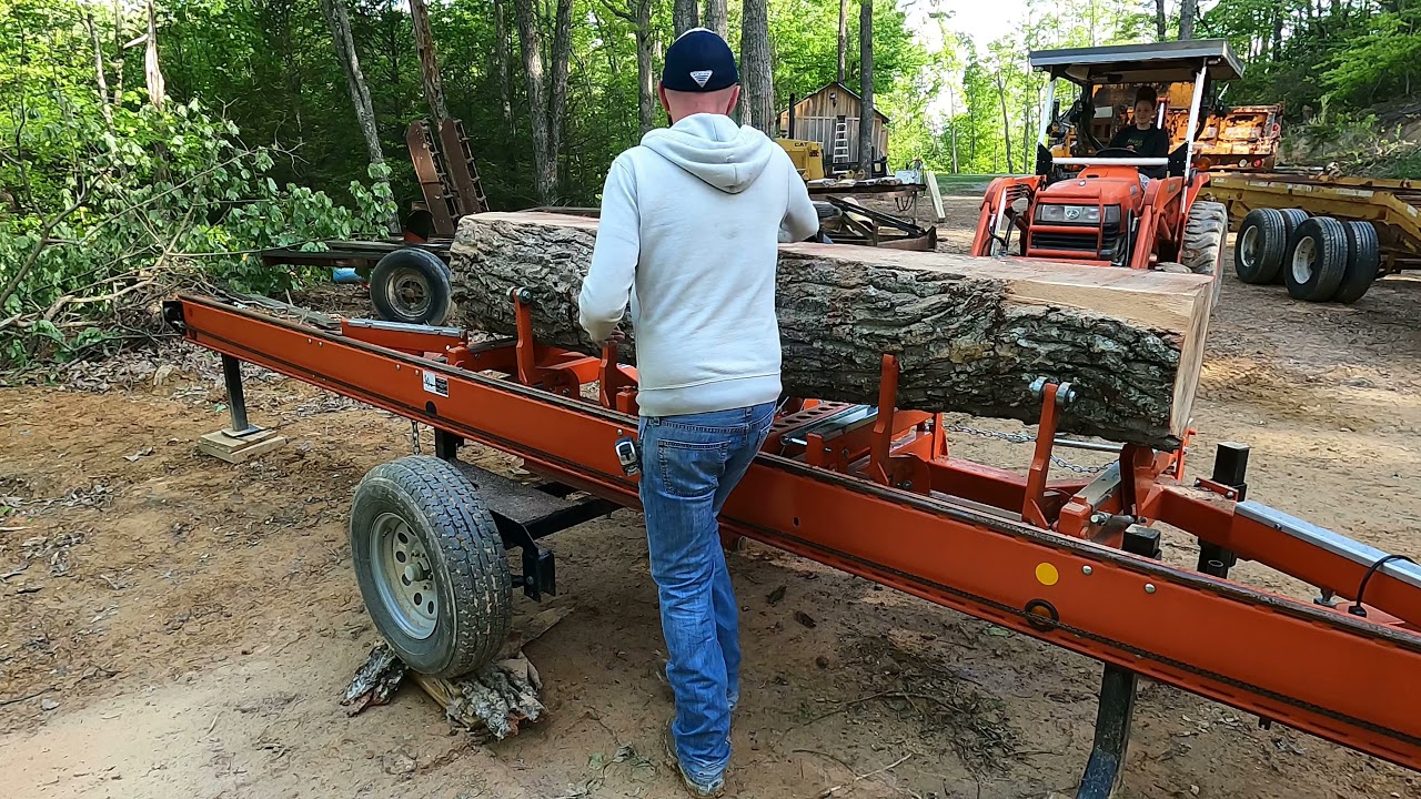 Wood-Mizer LT28 Mods and sawing