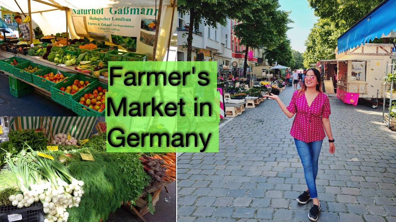 Farmer's Market in Germany | Germany me sabji mandi