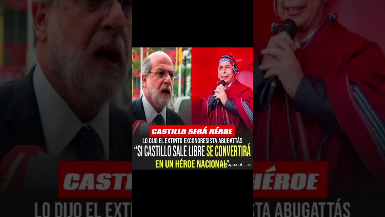 ESTALLA EL DEBATE NACIONAL Daniel Abugattás y su impactante mensaje sobre Pedro Castillo