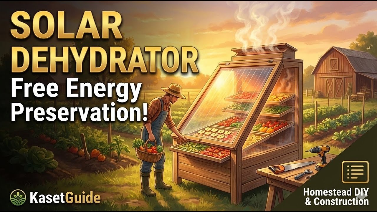 Preserve Your Harvest for FREE! 🌞 DIY High-Performance Solar Dehydrator